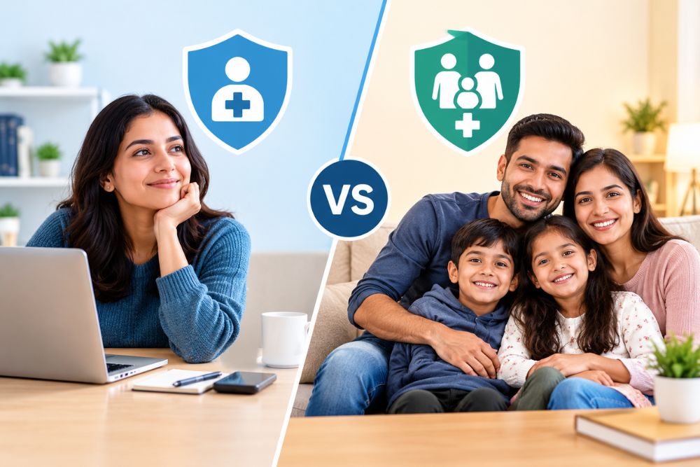 Individual vs Family Floater Health Insurance